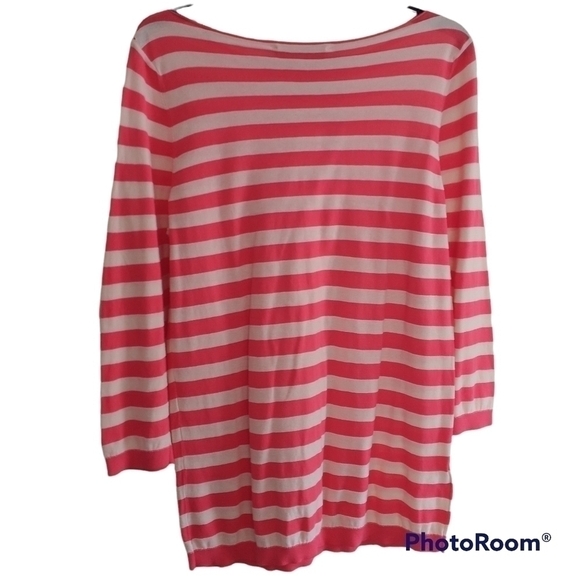 Loft Long sleeve Boat Neck Tunic Top L - Picture 2 of 10